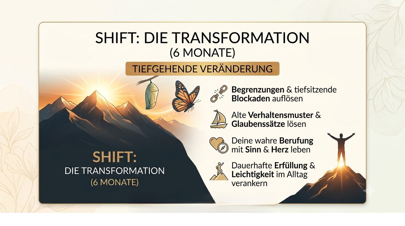 SHIFT: Die Transformation · 6 Monate